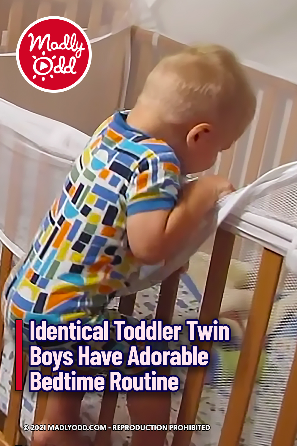 Identical Toddler Twin Boys Have Adorable Bedtime Routine