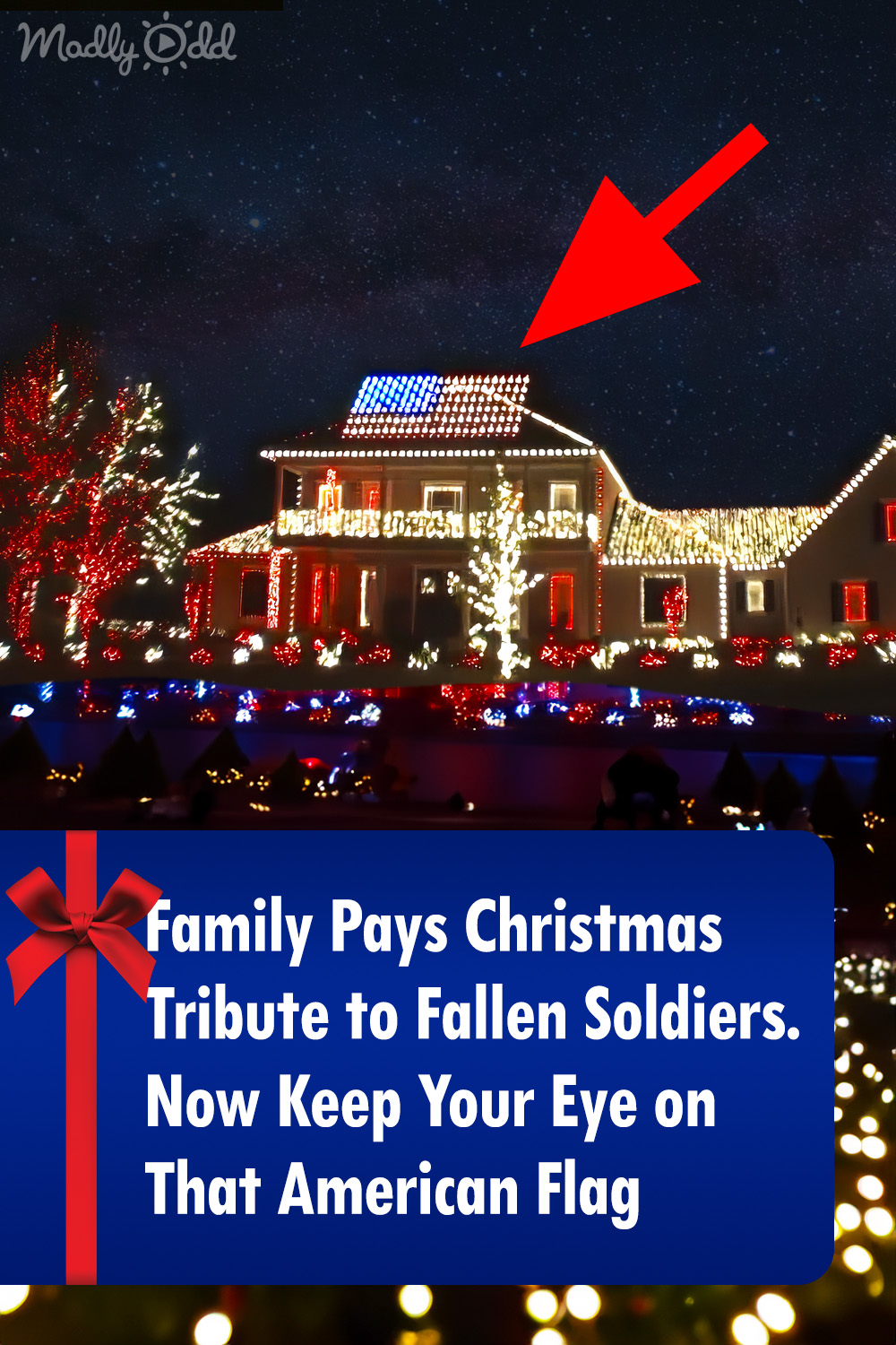 Florida Family Pays Christmas Tribute to Fallen Soldiers. Keep Your Eye on That American Flag