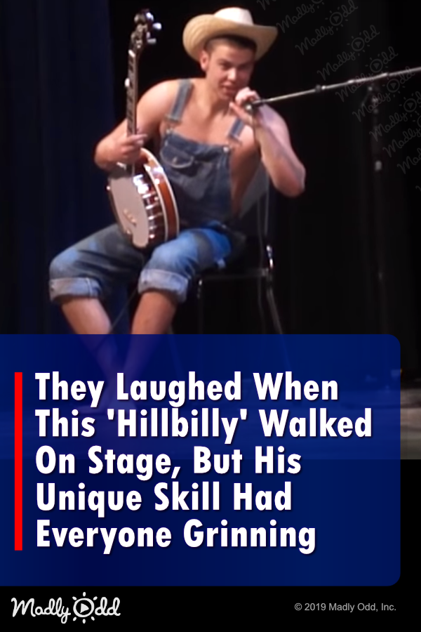 They Laughed When This \'Hillbilly\' Walked On Stage, But His Unique Skill Had Everyone Grinning