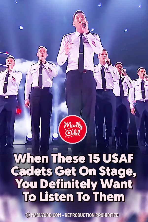 When These 15 USAF Cadets Get On Stage, You Definitely Want To Listen To Them