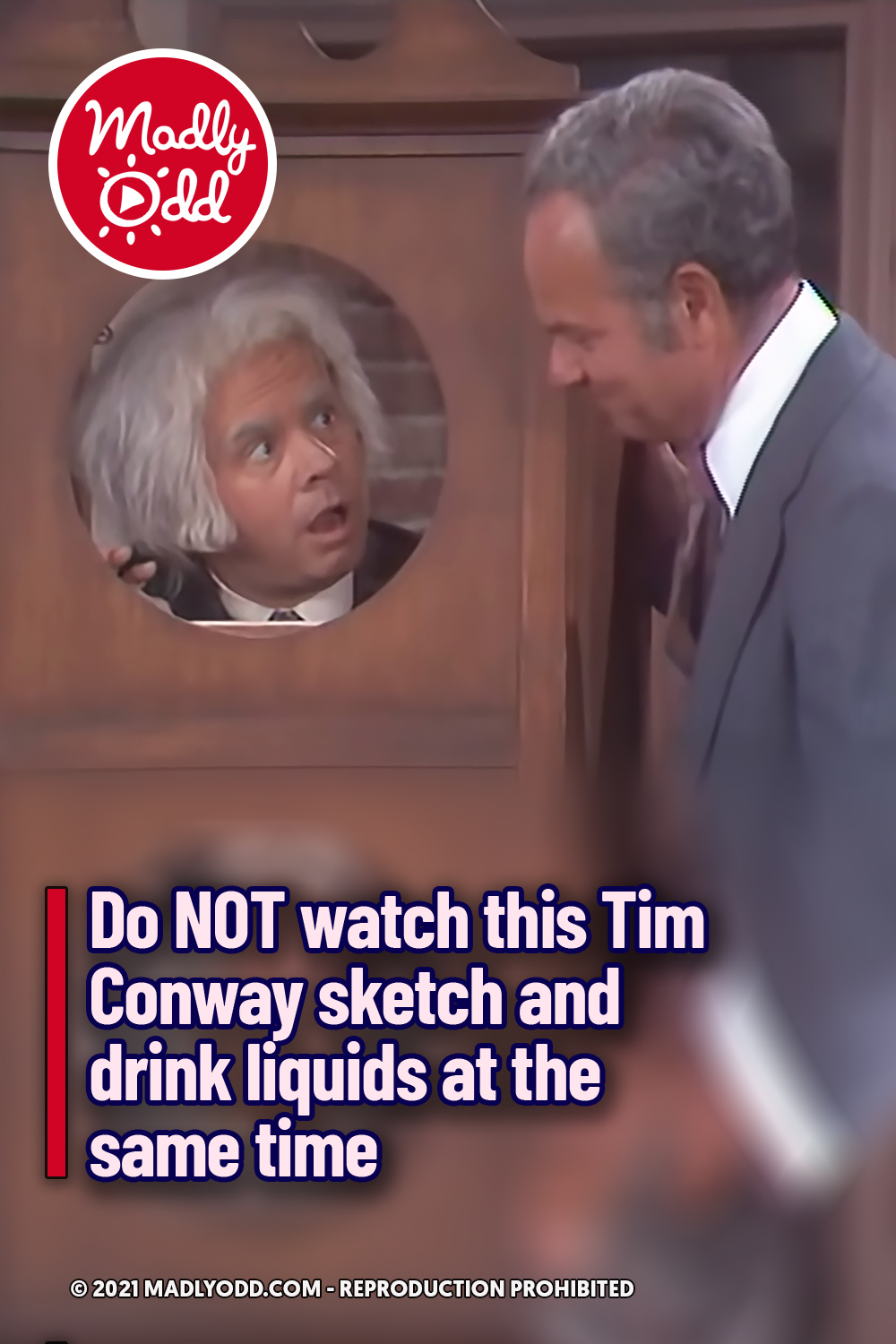 Do NOT watch this Tim Conway sketch and drink liquids at the same time
