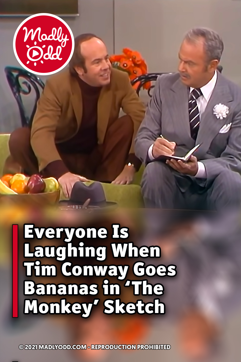 Everyone Is Laughing When Tim Conway Goes Bananas in \'The Monkey\' Sketch