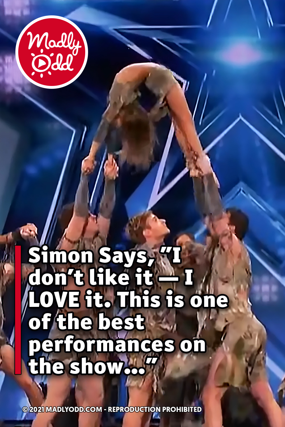 Simon Says, \'\'I don\'t like it — I LOVE it. This is one of the best performances on the show...\'\'