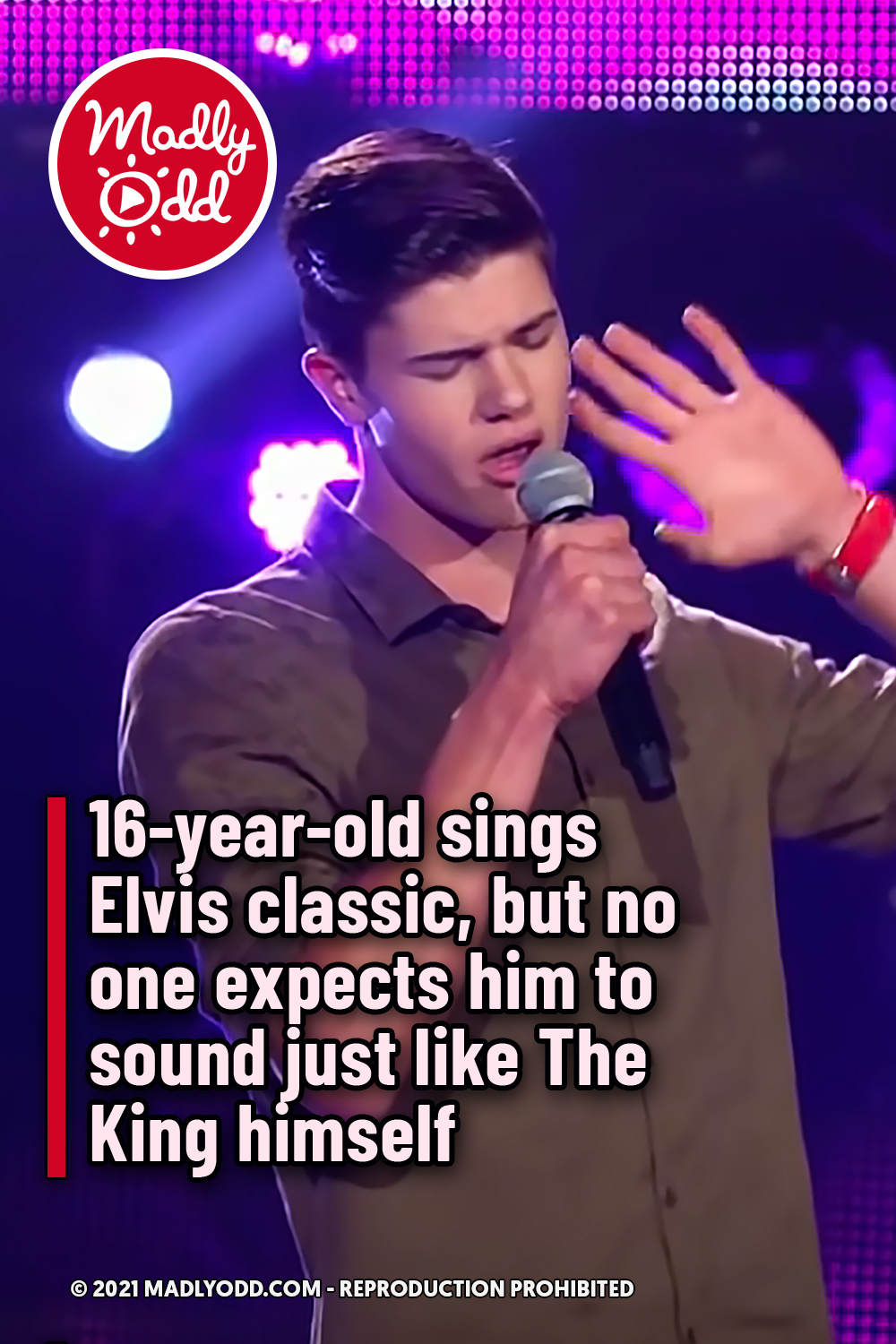 16-year-old sings Elvis classic, but no one expects him to sound just like The King himself