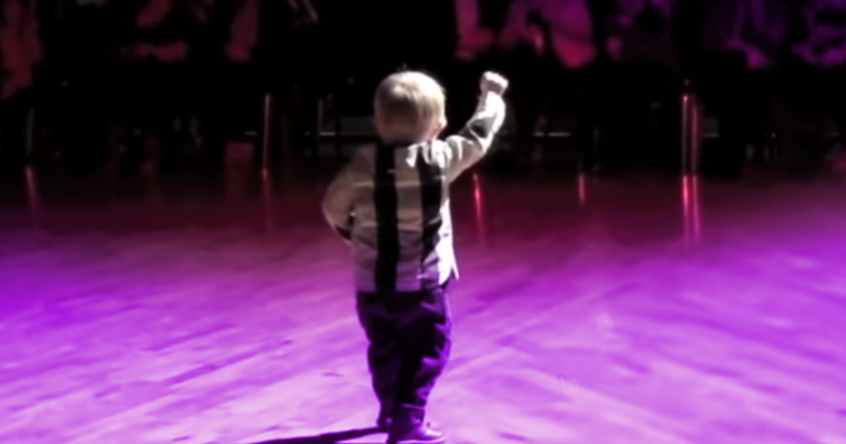 Toddler Hears His Favorite Elvis Song, Runs to the Dance Floor and Makes The King PROUD