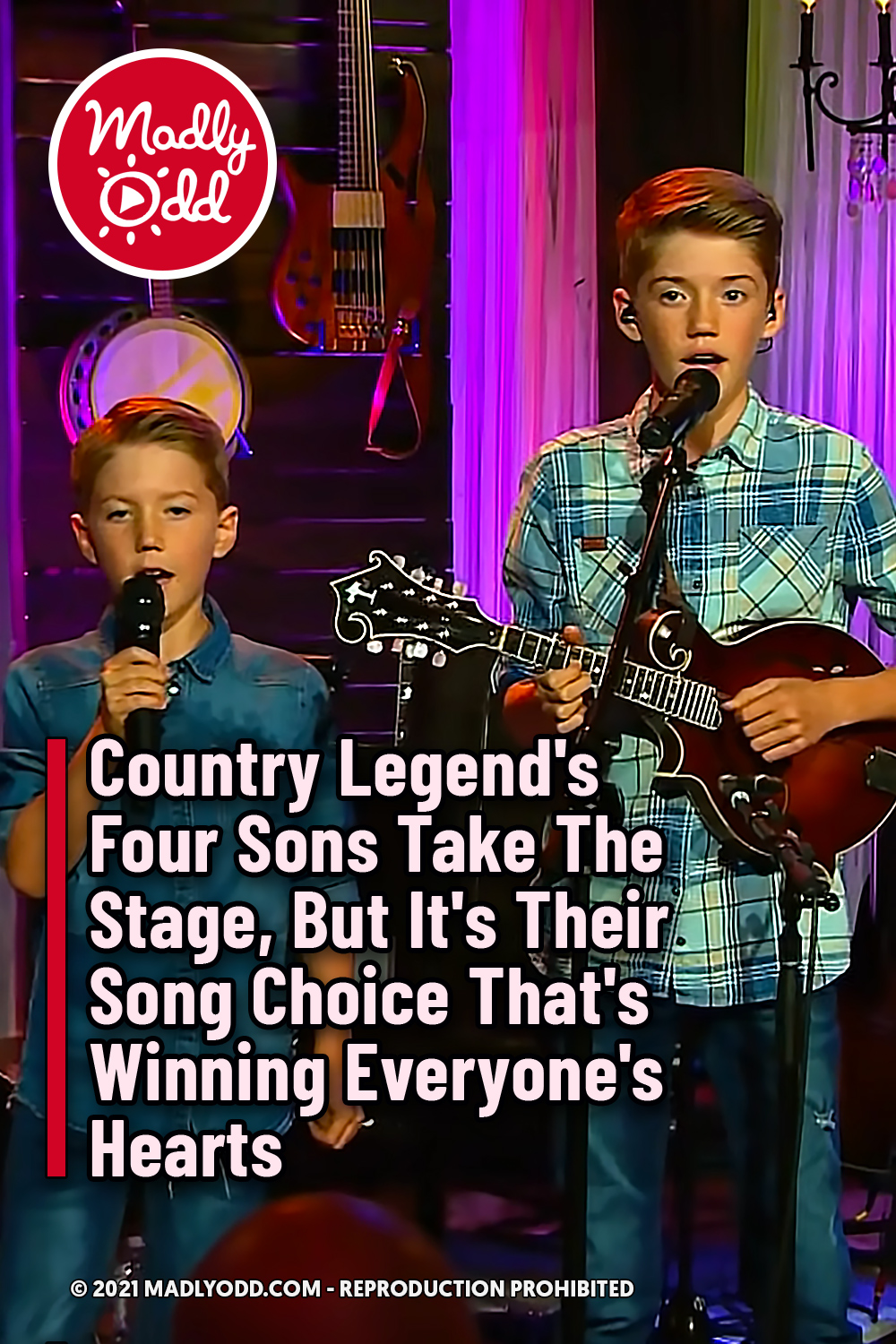 Country Legend\'s Four Sons Take The Stage, But It\'s Their Song Choice That\'s Winning Everyone\'s Hearts