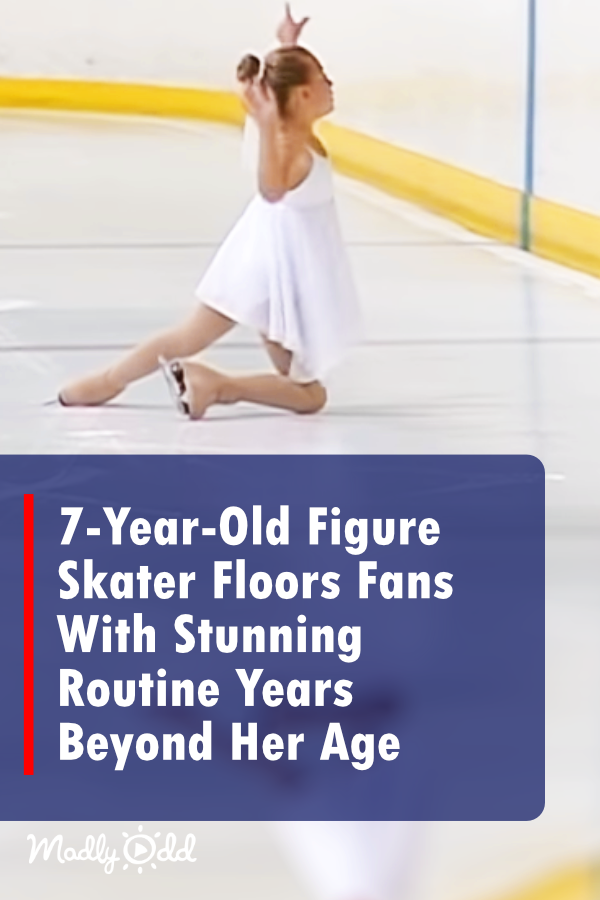 7-Year-Old Figure Skater Floors Fans With Startling Routine Years Beyond Her Years