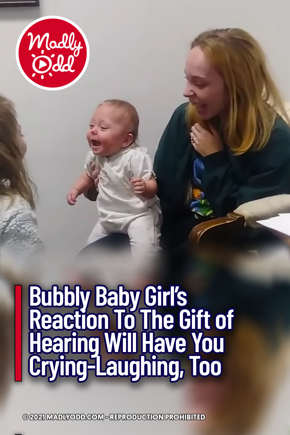Bubbly Baby Girl’s Reaction To The Gift of Hearing Will Have You Crying-Laughing, Too