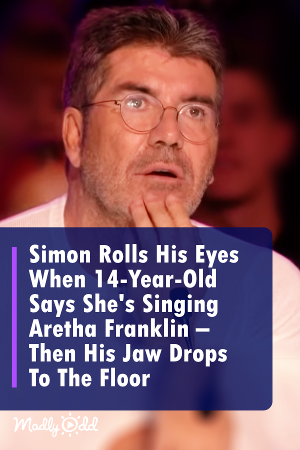 Simon Cowell Rolls His Eyes When 14-Year-Old Says She\'s Singing Aretha Franklin – Then His Jaw Drops To The Floor