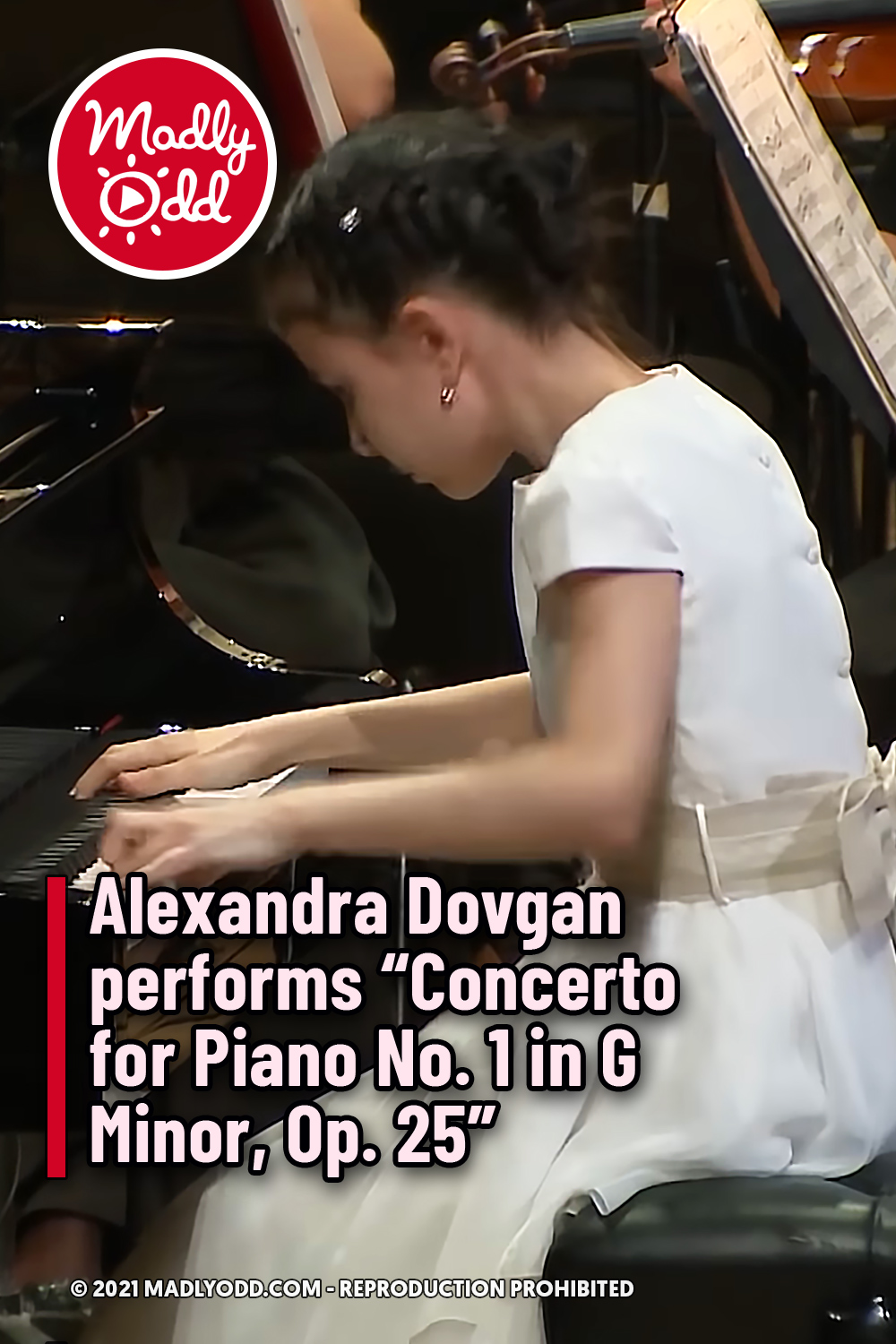 Alexandra Dovgan performs \