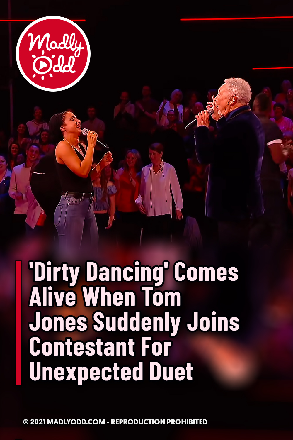 \'Dirty Dancing\' Comes Alive When Tom Jones Suddenly Joins Contestant For Unexpected Duet