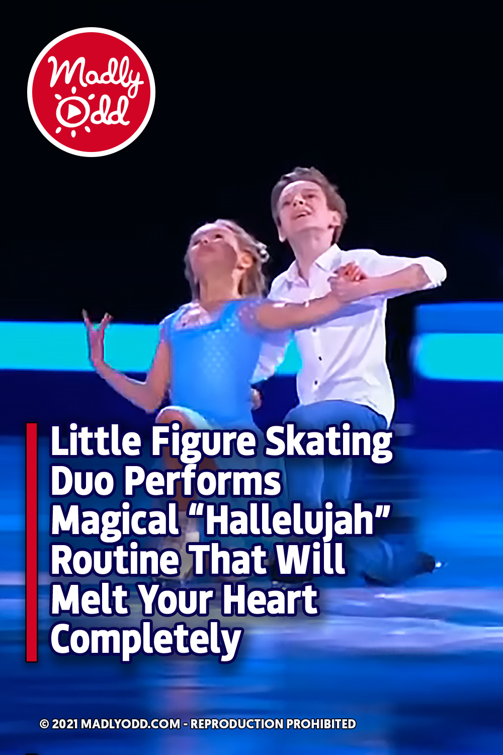 Little Figure Skating Duo Performs Magical “Hallelujah” Routine That Will Melt Your Heart Completely