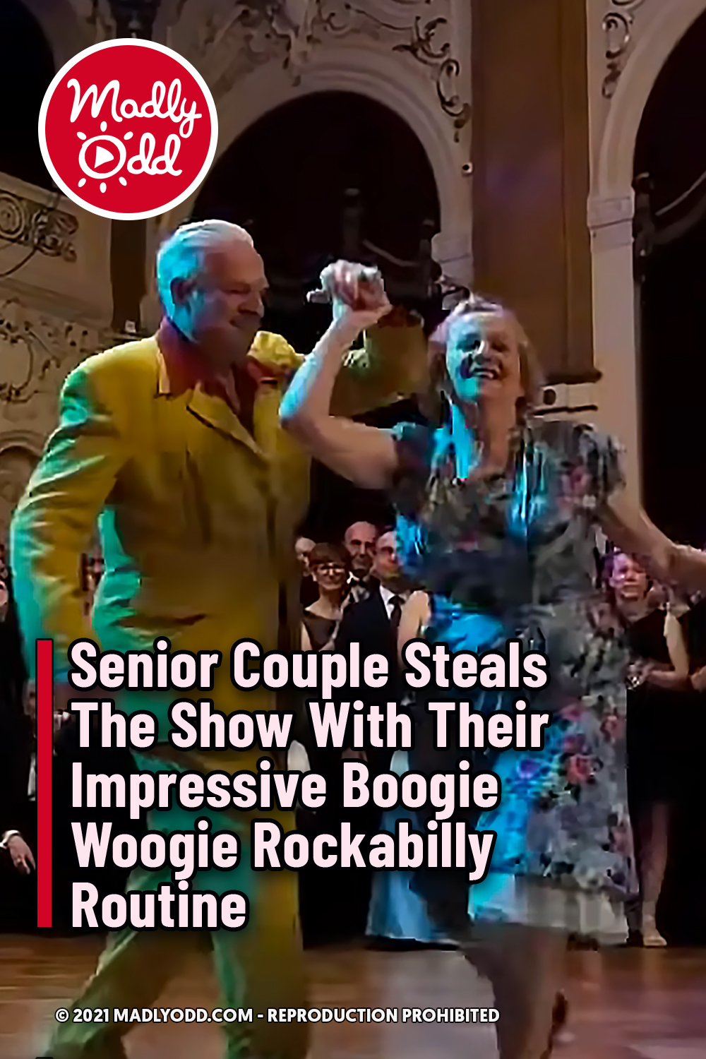 Senior Couple Steals The Show With Their Impressive Boogie Woogie Rockabilly Routine