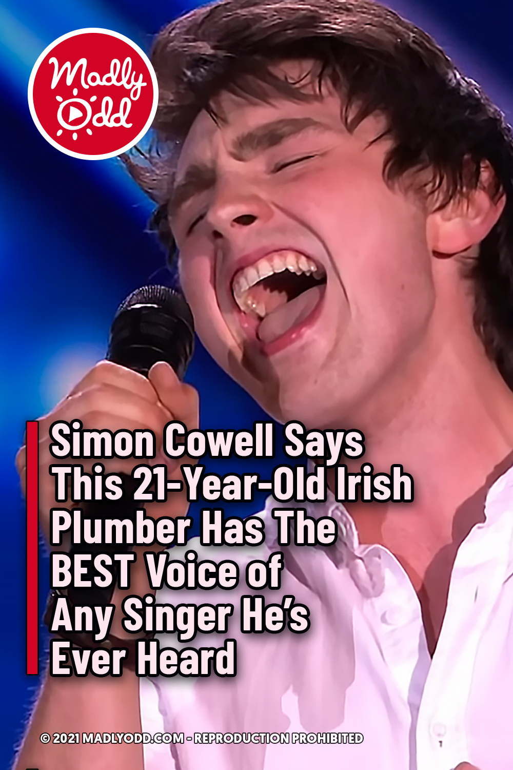 PIN-Simon Cowell Says This 21-Year-Old Irish Plumber Has The BEST Voice ...