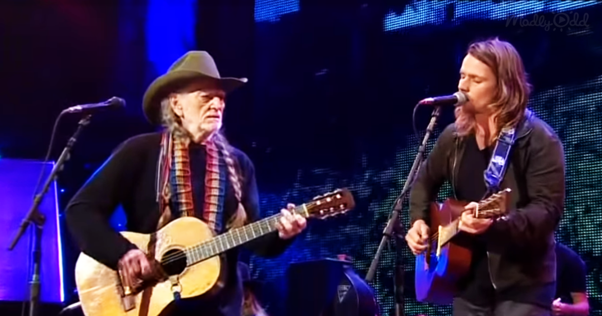 WIllie Nelson and Son Lukas