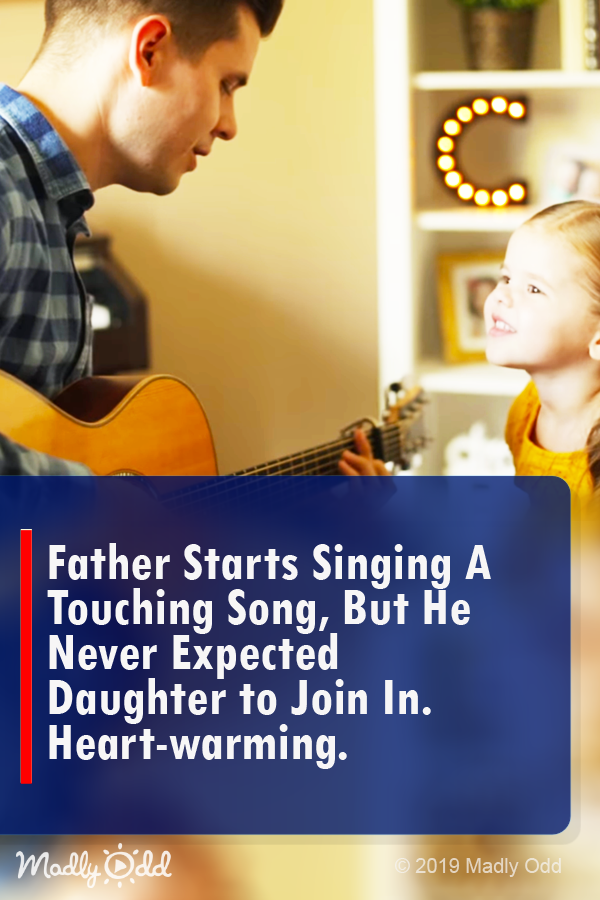 Father Starts Singing a Touching Song, But He Never Expected Daughter to Join In – Heart-Warming!