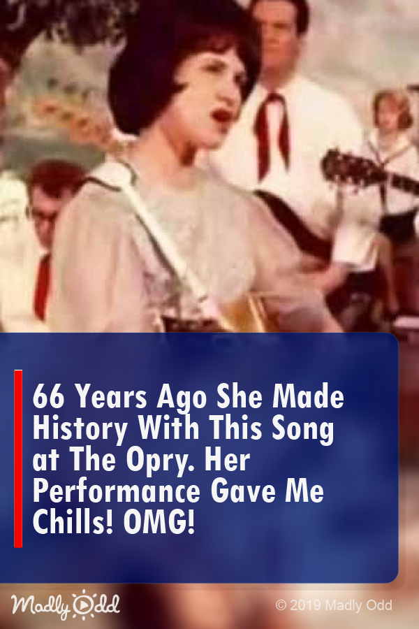 66 Years Ago She Made History With This Song at The Opry. Her Performance Gave Me Chills