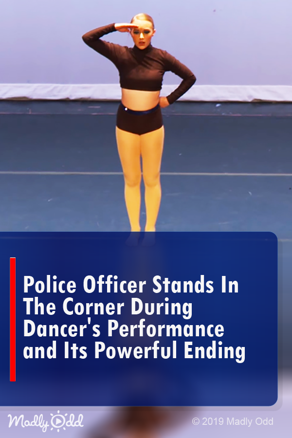 Police Officer Stands in the Corner During Dancer\'s Performance and Its Powerful Ending