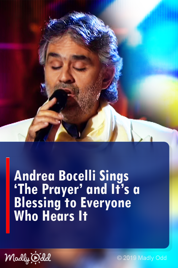 Andrea Bocelli sings \'The Prayer\' and It\'s a Blessing to Everyone Who Hears It