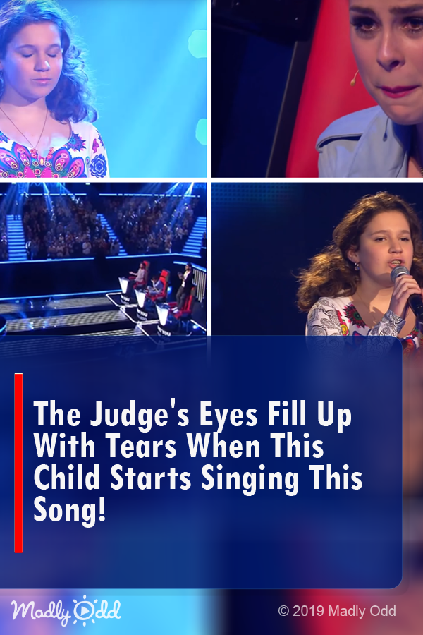 The judge’s eyes fill up with tears when this child starts singing THIS song!