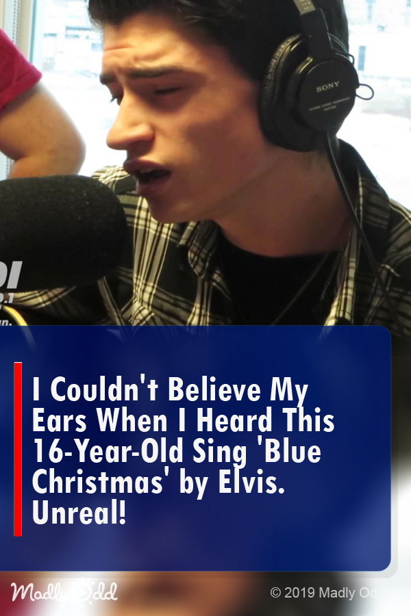I Couldn’t Believe My Ears When I Heard This 16-Year-Old Sing \'Blue Christmas\' by Elvis. UNREAL!!