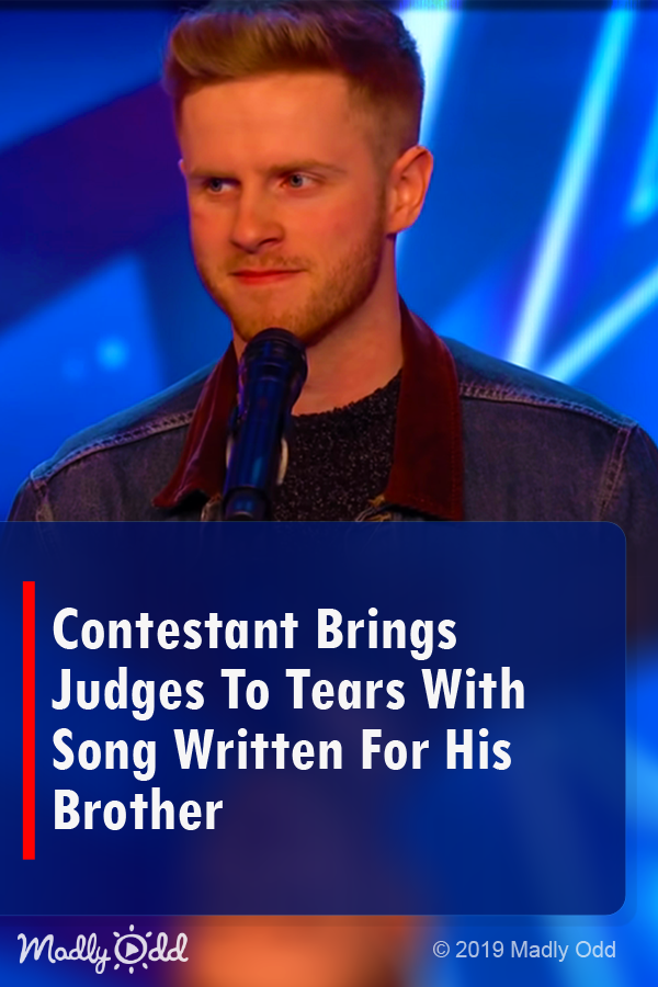 Contestant Brings Judges To Tears With Song Written For His Brother