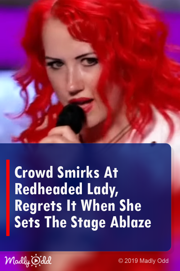 Crowd Smirks At Redheaded Lady, Regrets It When She Sets The Stage Ablaze With ‘Queen’