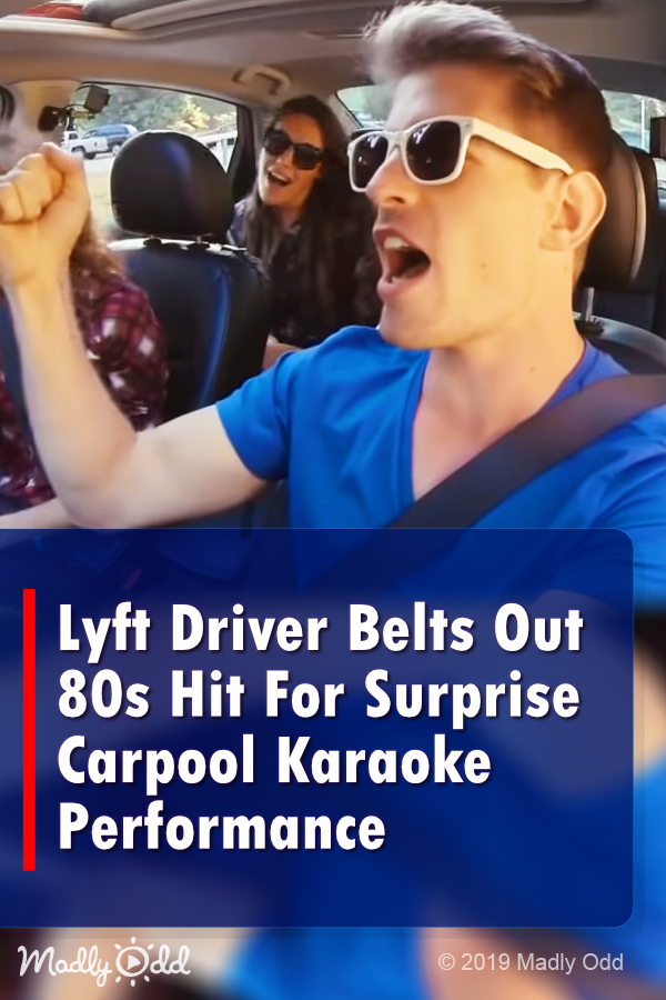 Lyft Driver Belts Out 80s Hit For Surprise Carpool Karaoke Performance with Passengers