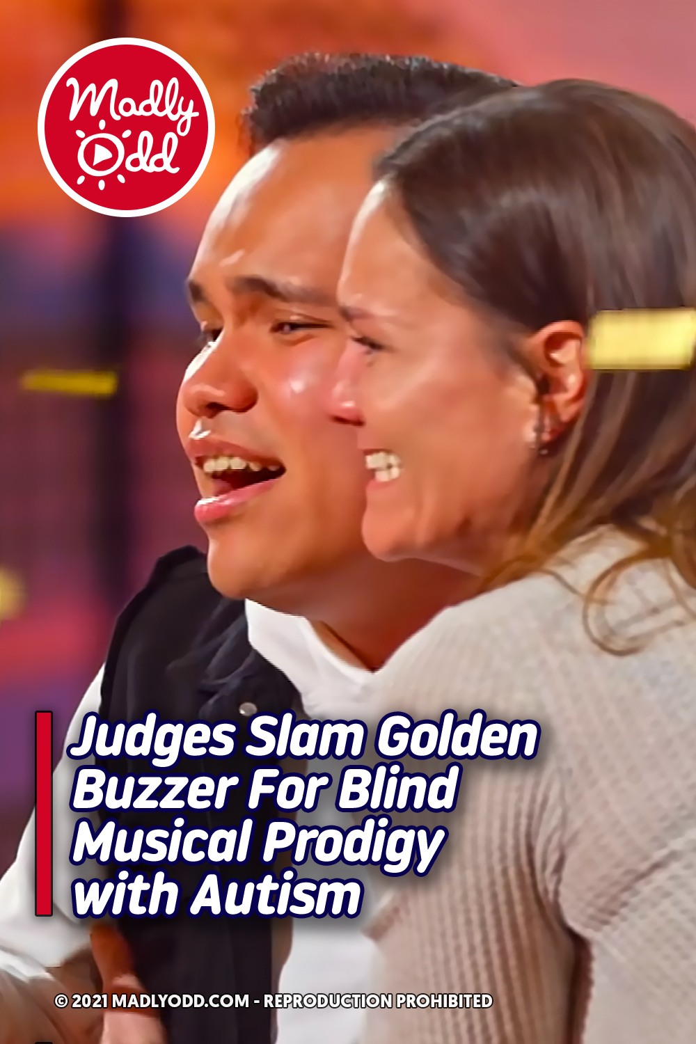 Judges Slam Golden Buzzer For Blind Musical Prodigy with Autism