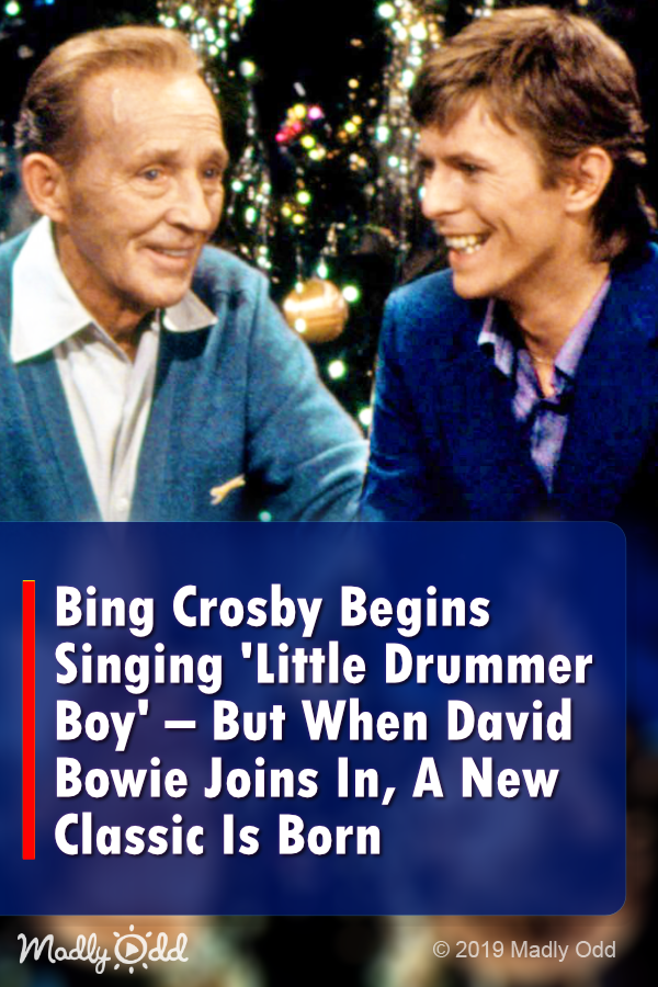 Bing Crosby Begins Singing \'Little Drummer Boy\' – But When David Bowie Joins In, A Classic Is Born