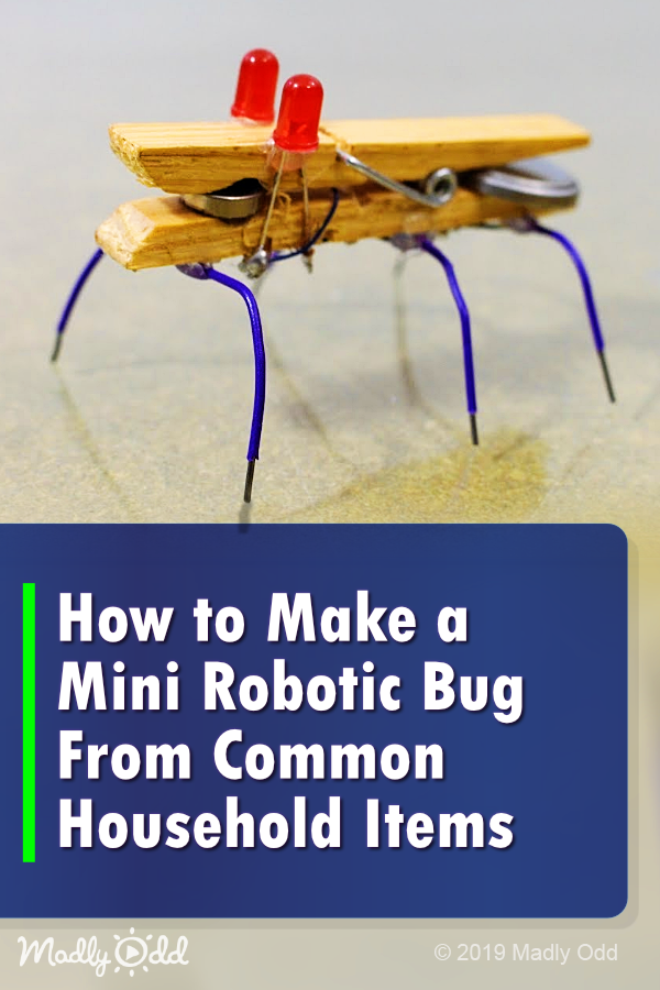 How to Make a Mini Robotic Bug From Household Items