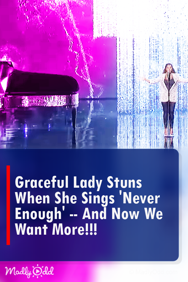 Graceful Glennis Grace Stuns When She Sings \'Never Enough\' -- and Now We Want More!!!