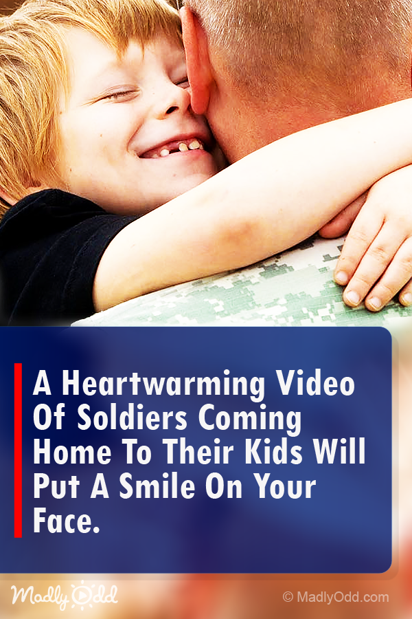 A heartwarming video of soldiers coming home to their kids will put a smile on your face.