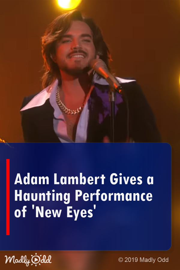 Adam Lambert Gives a Haunting Performance of \'New Eyes\'