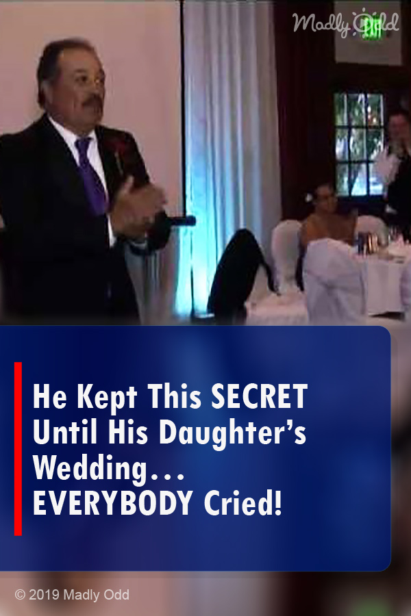 He Kept This SECRET Until His Daughter’s Wedding…  EVERYBODY Cried!