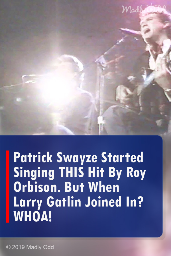 Patrick Swayze Started Singing THIS Hit By Roy Orbison. But When Larry Gatlin Joined In? WHOA!
