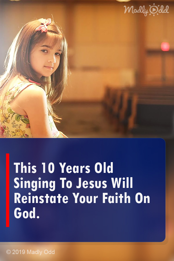 This 10 Years Old Singing To Jesus Will Reinstate Your Faith On God.