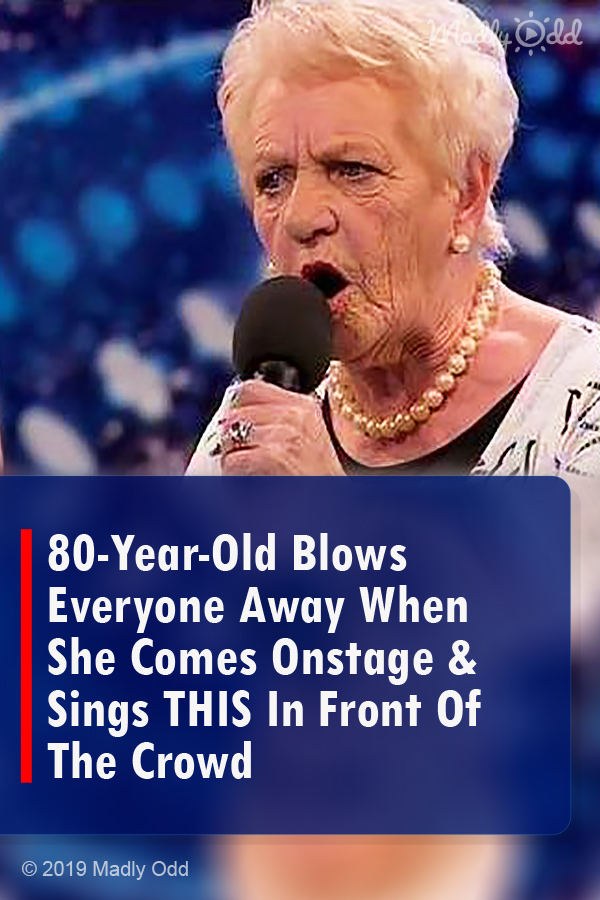 80-Year-Old Blows Everyone Away When She Comes Onstage & Sings THIS In Front Of The Crowd