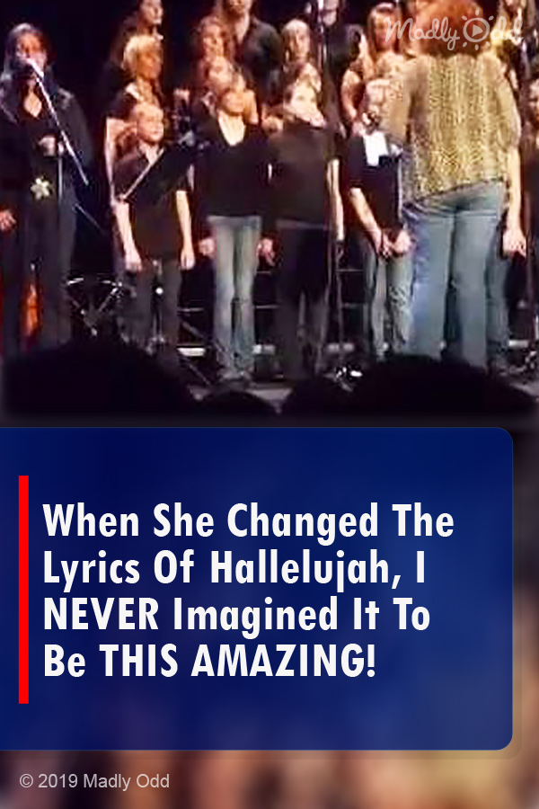 When She Changed The Lyrics Of Hallelujah, I NEVER Imagined It To Be THIS AMAZING!