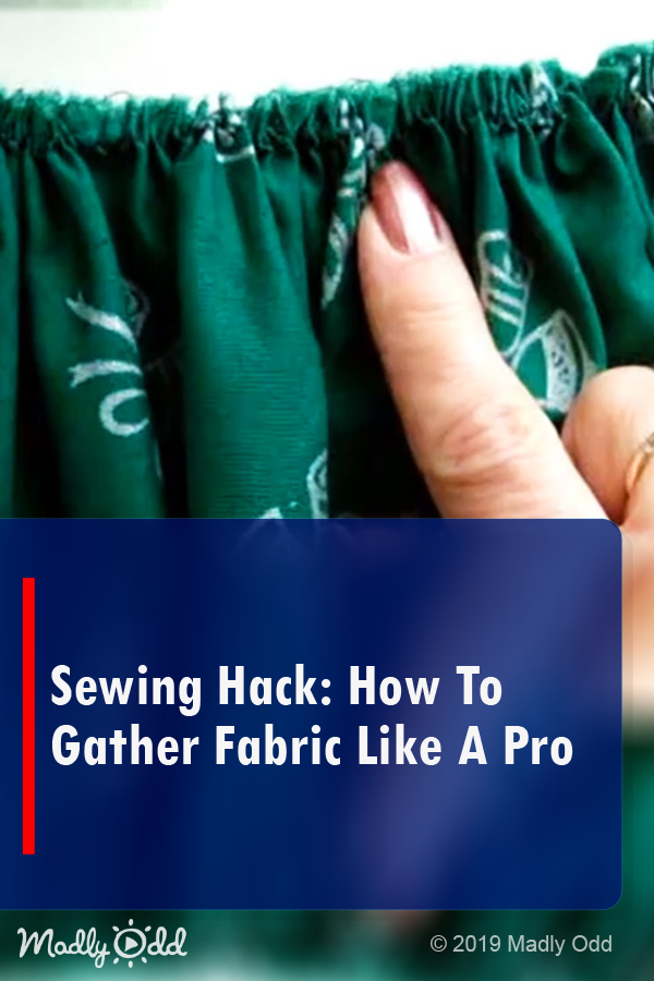 Sewing Hack: How To Gather Fabric Like A Pro