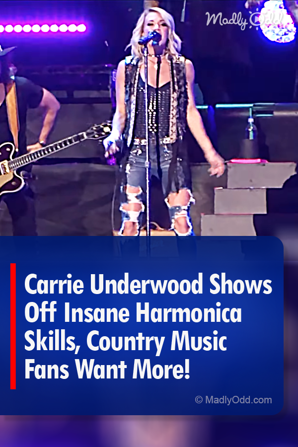 Carrie Underwood Shows Off Insane Harmonica Skills, Country Music Fans Want More!