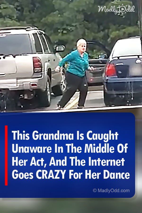 This Grandma Is Caught Unaware In The Middle Of Her Act, And The Internet Goes CRAZY For Her Dance Moves