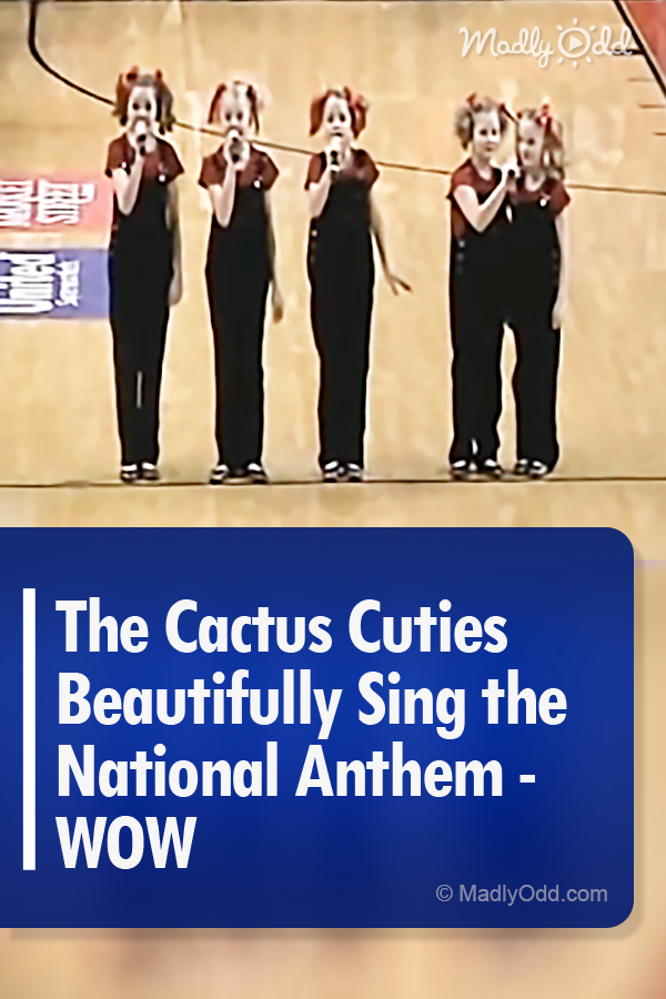 The Cactus Cuties Beautifully Sing the National Anthem - WOW