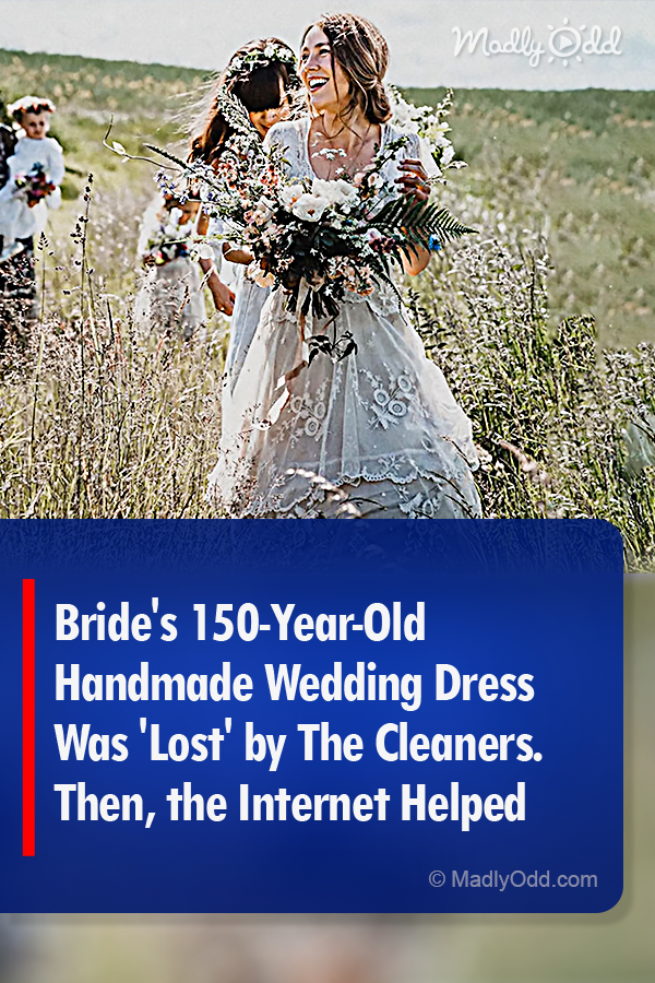 Bride\'s 150-Year-Old Handmade Wedding Dress Was \'Lost\' by The Cleaners. Then, the Internet Helped