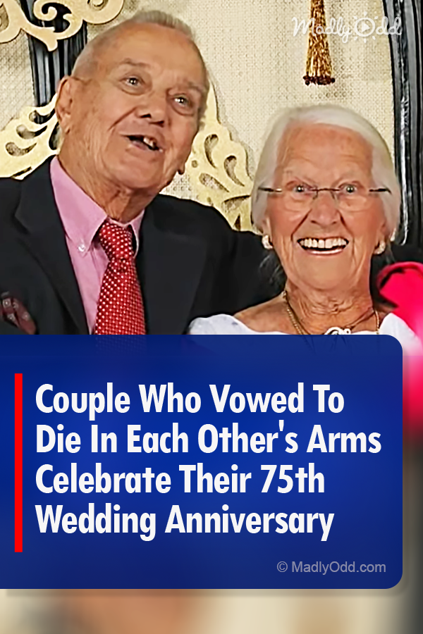 Couple Who Vowed To Die In Each Other\'s Arms Celebrate Their 75th Wedding Anniversary