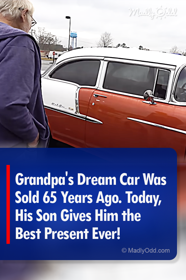 Grandpa\'s Dream Car Was Sold 65 Years Ago. Today, His Son Gives Him the Best Present Ever!