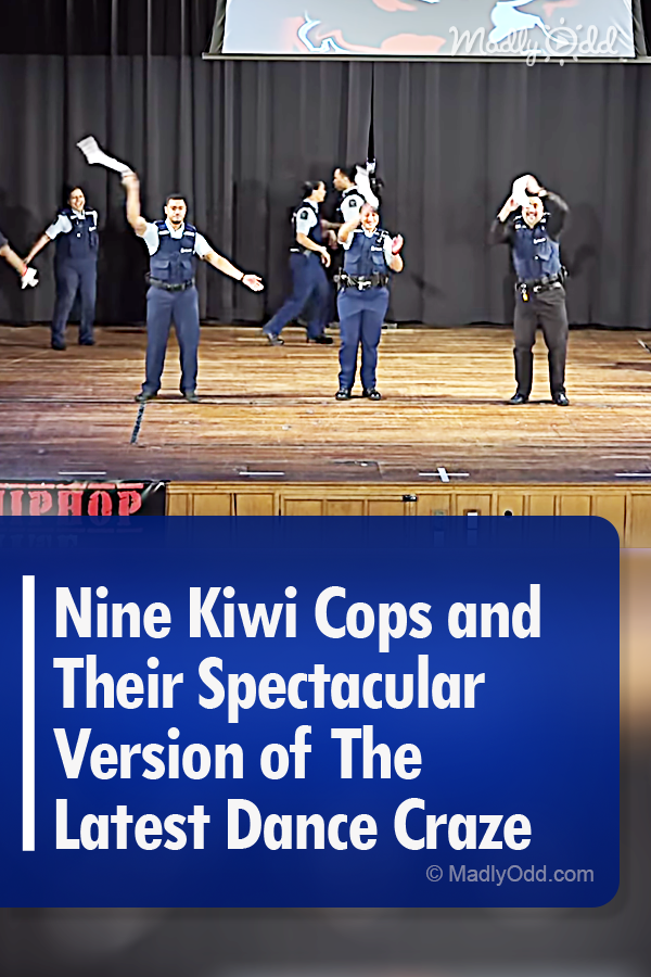 Nine Kiwi Cops and Their Spectacular Version of The Latest Dance Craze