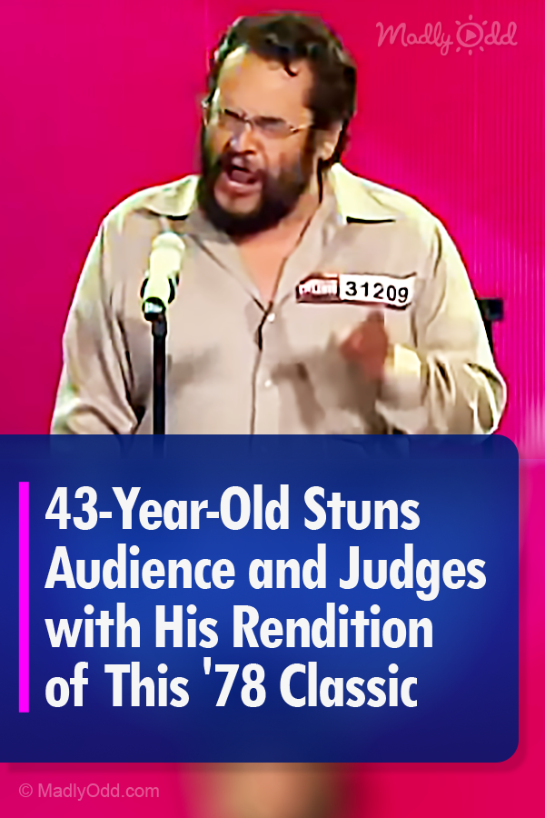 43-Year-Old Stuns Audience and Judges with His Rendition of This \'78 Classic