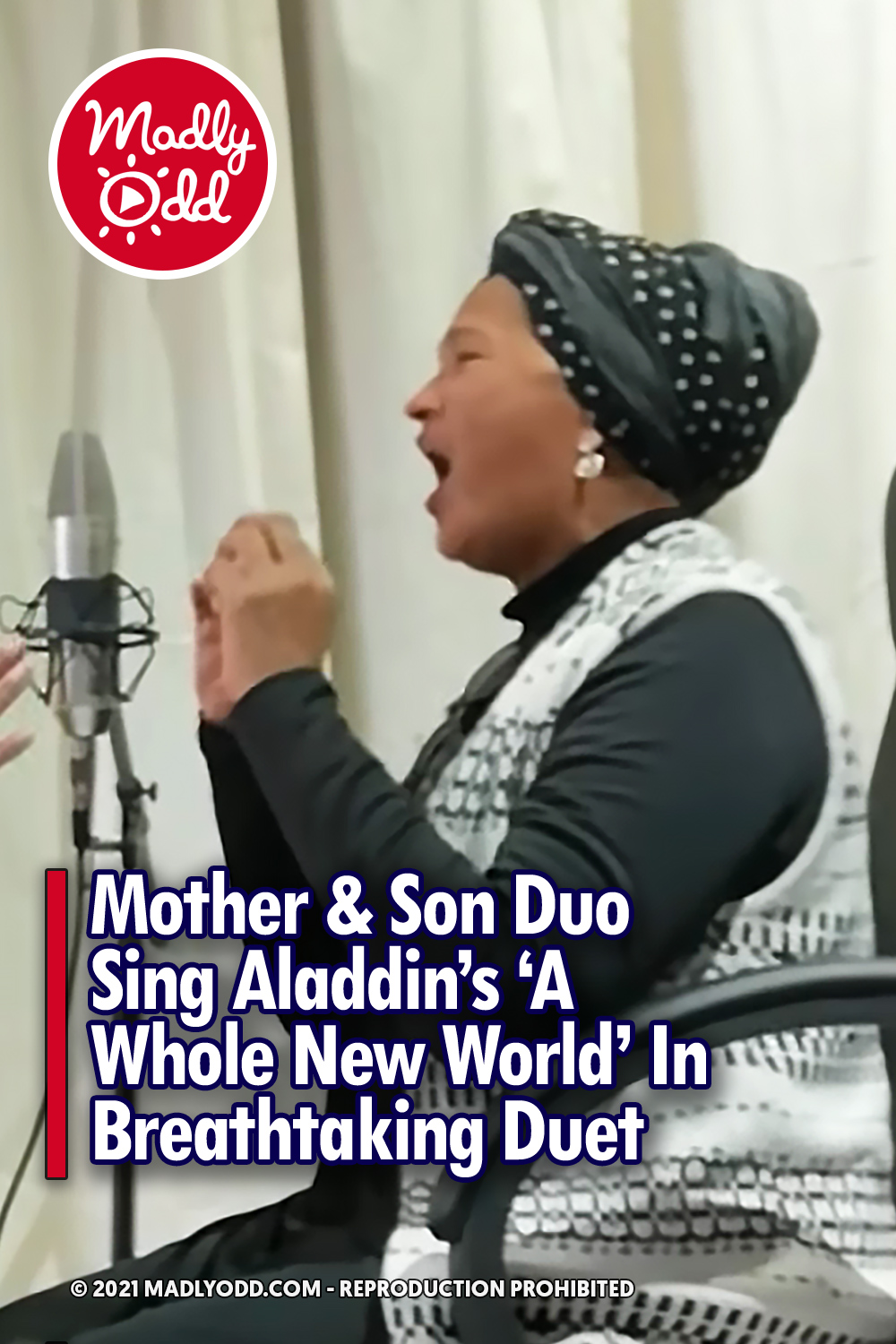 Mother & Son Duo Sing Aladdin’s \'A Whole New World\' In Breathtaking Duet