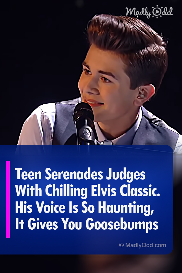 Teen Serenades Judges With Chilling Elvis Classic. His Voice Is So Haunting, It Gives You Goosebumps